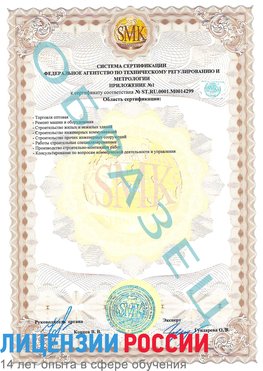Образец сертификата соответствия (приложение) Чалтырь Сертификат ISO 14001